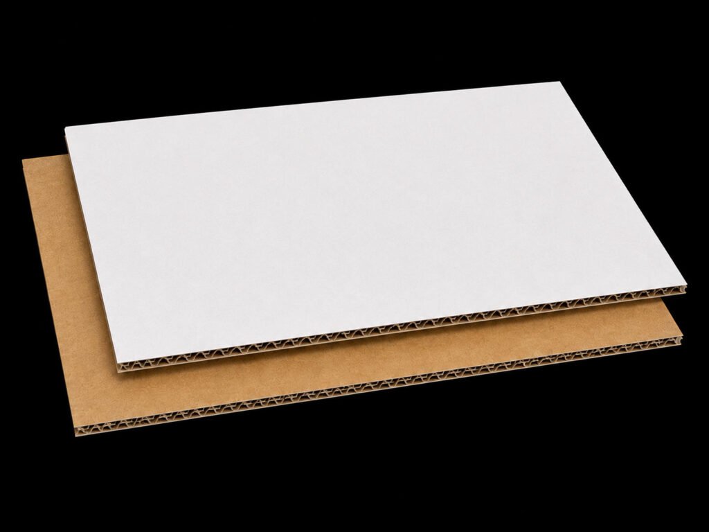 corrugado blanco para empaques